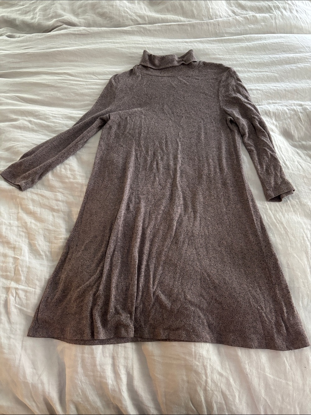 American Eagle Outfitters Brown Long-Sleeve Turtleneck Sweater Dress